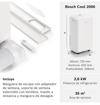 Aire Acondicionado Portátil Bosch Cool 2000