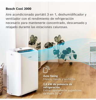 Aire Acondicionado Portátil Bosch Cool 2000