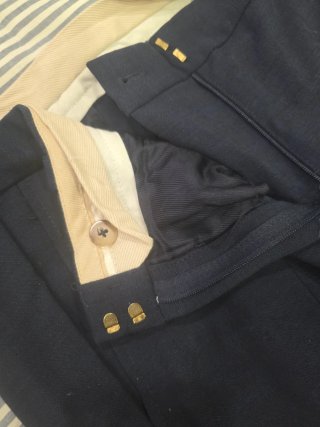 Pantalones de vestir Massimo Dutti azul