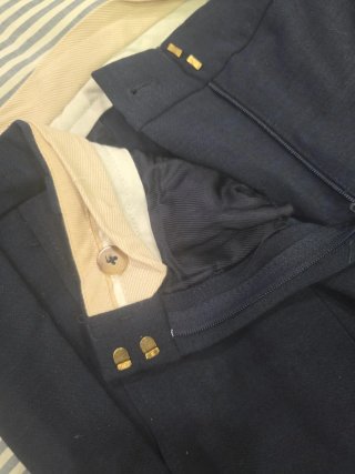 Pantalones de vestir Massimo Dutti azul
