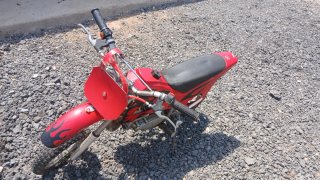 Mini Moto Cross Roja