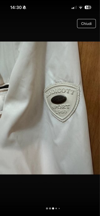 Giubbotto Eddicott Bianco Tg M
