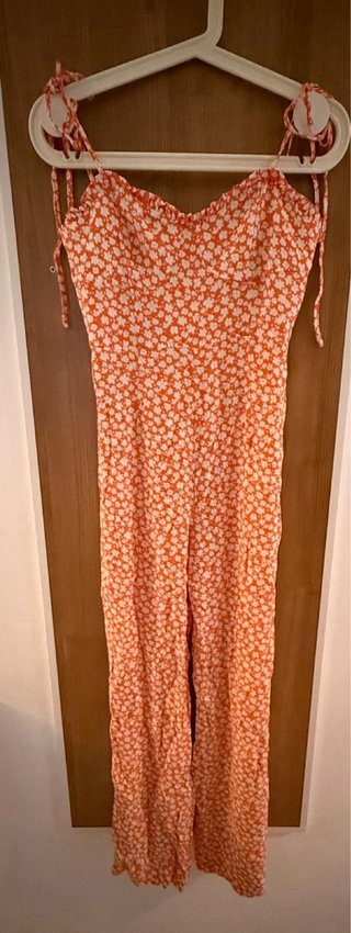 Mono Mango floral talla S, con forro.