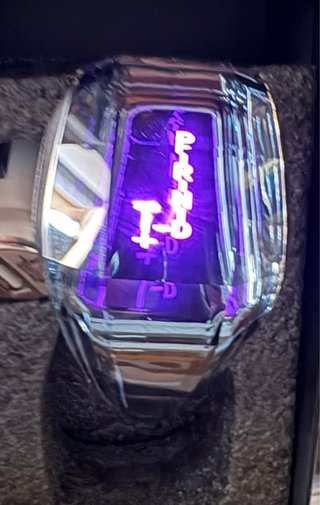 Pomo LED Coche Automático Cristal
