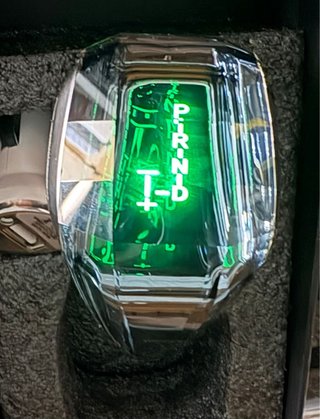 Pomo LED Coche Automático Cristal