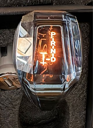 Pomo LED Coche Automático Cristal