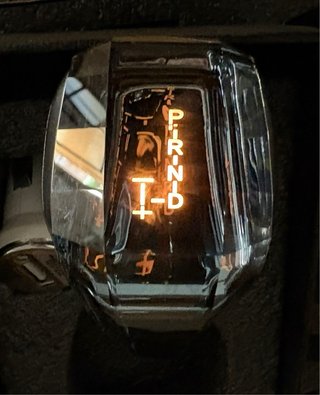 Pomo LED Coche Automático Cristal