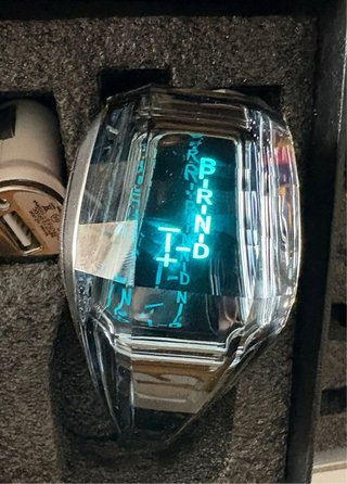Pomo LED Coche Automático Cristal