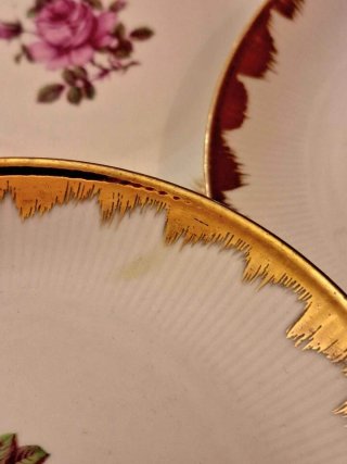 Set 6Piatti Dessert Seltmann Weiden Bavaria Bronzo