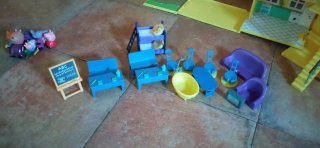 Casa Peppa Pig y escuela