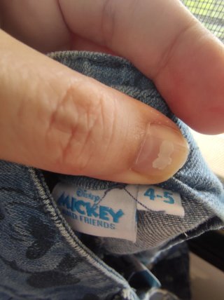 Shorts vaqueros niña Mickey Mouse