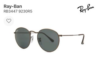 Occhiali da sole Ray-Ban rotondi in metallo da donna - RB3447 9230R5