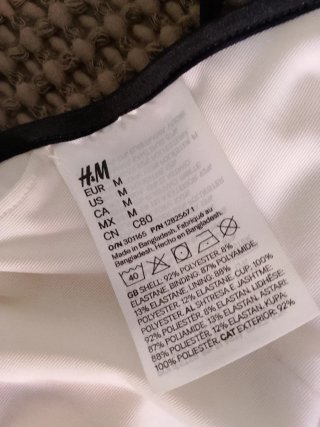 Bikini Blanco H&M Talla S