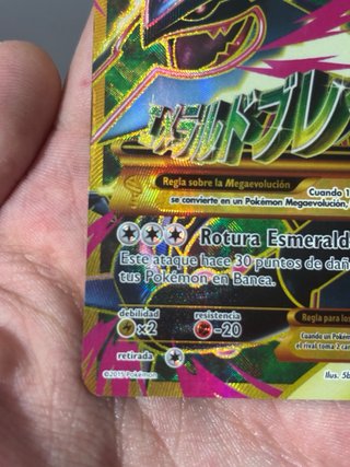 Carta Pokémon Mega Rayquaza EX Ancient Origins