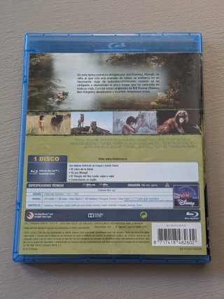 Blu-ray El Libro de la Selva Disney