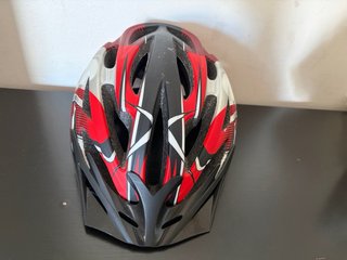 Casco de Ciclismo Rojo y Negro