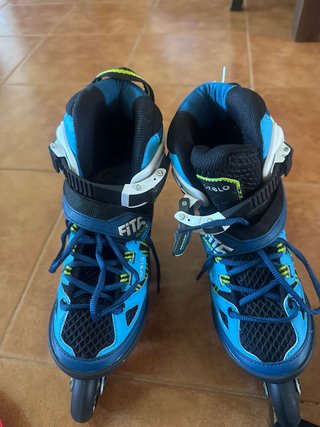 Patines en línea Oxelo con protecciones y bolsa