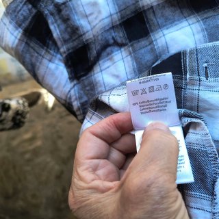 Camisa de cuadros BlendShe 100% algodón franela