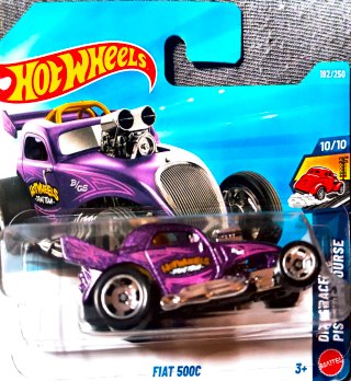 Hot Wheels Fiat 500C Viola 192/250