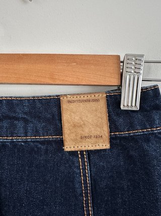 Minifalda vaquera Stradivarius botones - Talla XS
