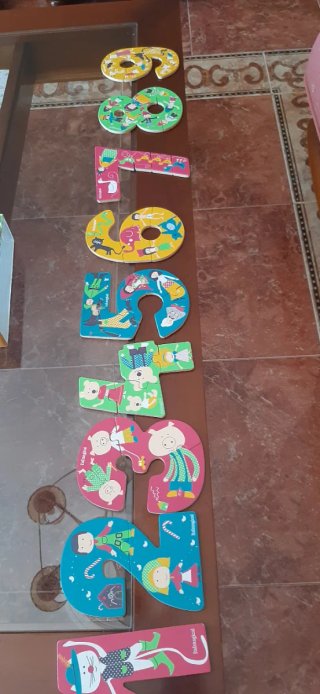 Puzzle Números Madera Temática Cuentos Itslmagical