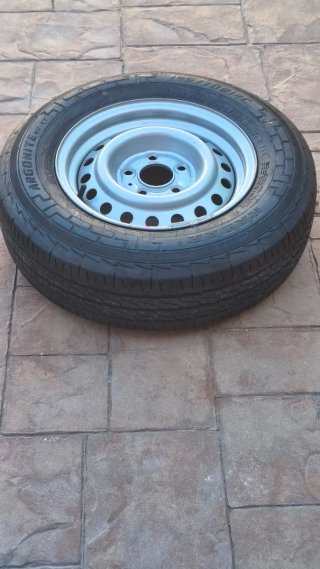 Rueda completa 195/70R14C para caravana/remolque
