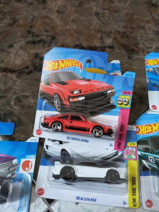 Lote 6 Hot Wheels: Toyota, Nissan, Mazda, Acura, H
