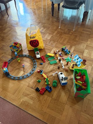 Lotto Maxi Lego Duplo 200 pezzi