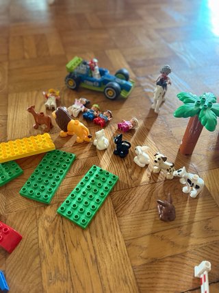 Lotto Maxi Lego Duplo 200 pezzi