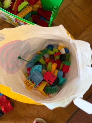 Lotto Maxi Lego Duplo 200 pezzi