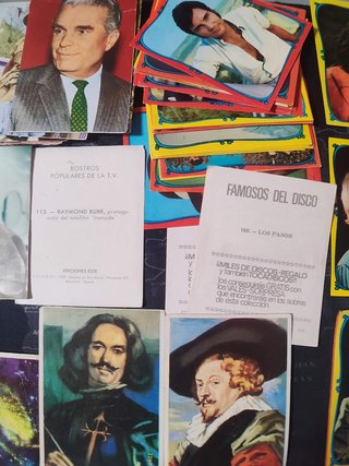 Cromos Años 60 Famosos Disco Cultura