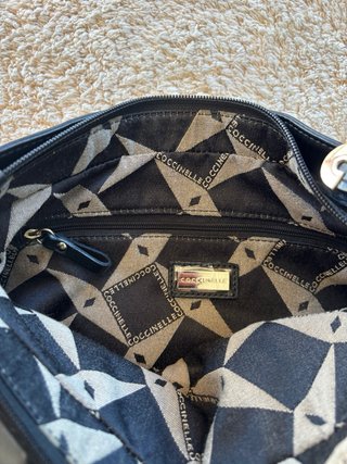 Borsa Coccinelle Nera Pelle Tracolla