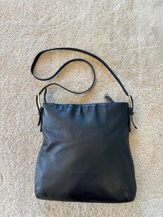 Borsa Coccinelle Nera Pelle Tracolla