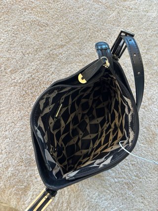 Borsa Coccinelle Nera Pelle Tracolla