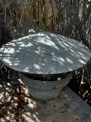 Sombrerete para chimenea metálico