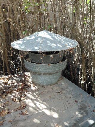 Sombrerete para chimenea metálico