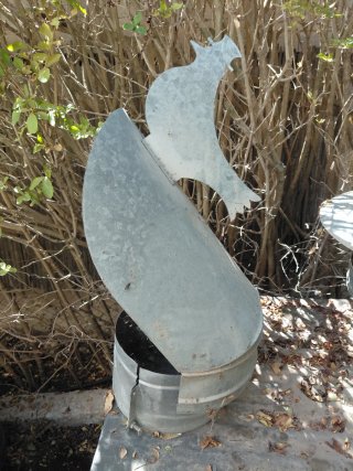 Sombrerete para chimenea metálico