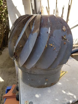 Sombrerete para chimenea metálico