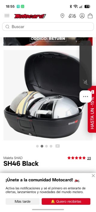 Baúl Shad 46l