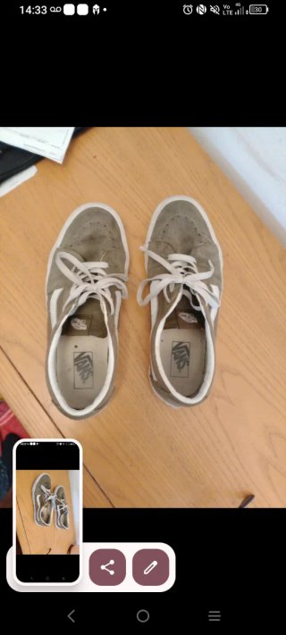 Scarpe Vans Grigie Camoscio