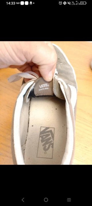 Scarpe Vans Grigie Camoscio