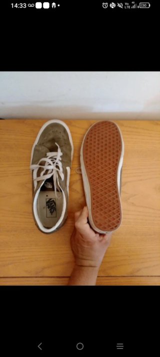 Scarpe Vans Grigie Camoscio
