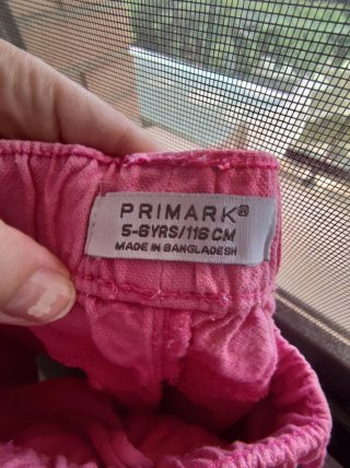 Shorts vaqueros rosas niña