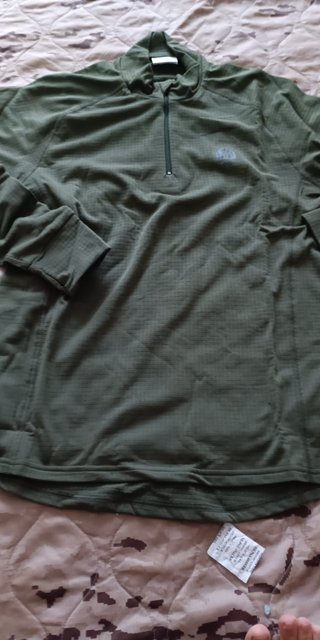 Camisa Técnica Militar Verde Talla L