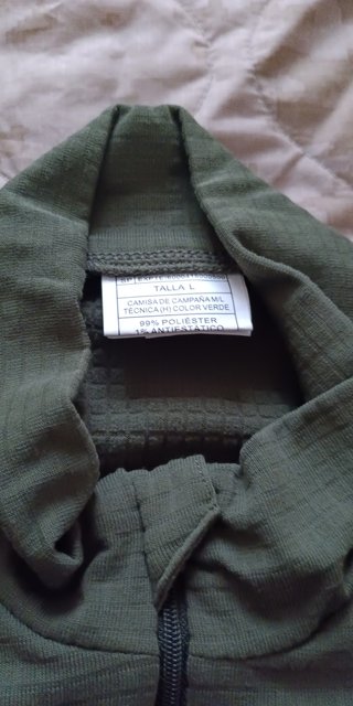 Camisa Técnica Militar Verde Talla L