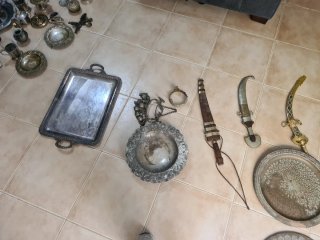 Lote de antigüedades de plata todo al mismo precio