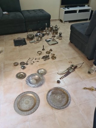Lote de antigüedades de plata todo al mismo precio