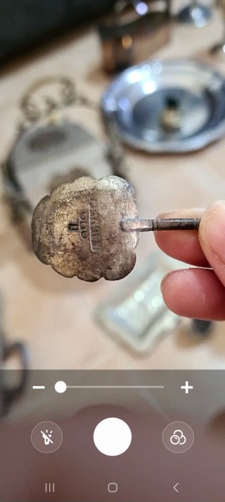 Lote de antigüedades de plata todo al mismo precio