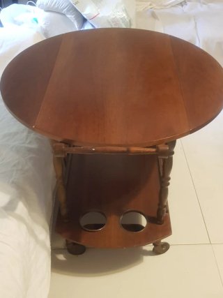 Carrello bar vintage legno anni '50