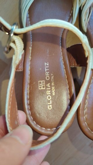 Sandalias de piel tacón plataforma T38